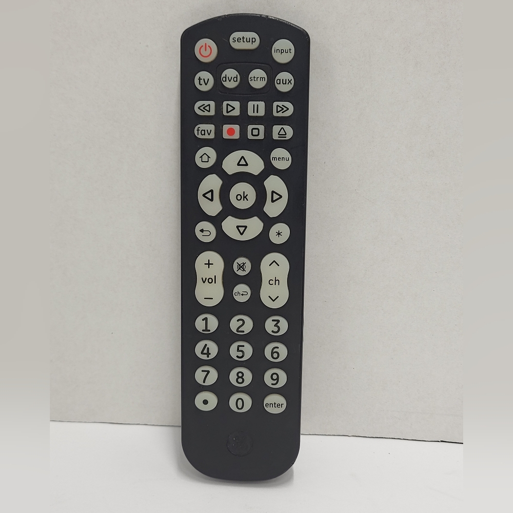GE 40081 CL5 7252 Remote Control Tested Works OEM Blue Back Lit GE Remote